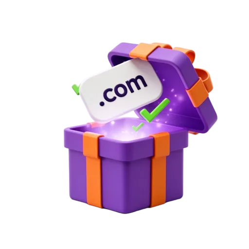 Free domain gift
